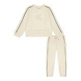 Calvin Klein Girls 2 Piece Set In Beige