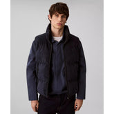 Calvin Klein Unisex Sleeveless Reversible Corduroy Puffer In Navy