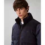 Calvin Klein Unisex Sleeveless Reversible Corduroy Puffer In Navy