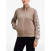 Guess Womens Britney Full Zip Track Jacket In Light Brown