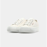 Calvin Klein Womens Vulc Platform Shoes In White