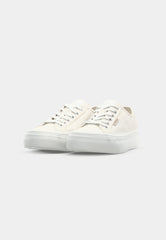 Calvin Klein Womens Vulc Platform Shoes In White
