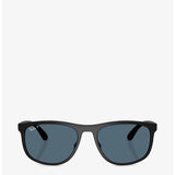 Ray-Ban Mens Dark Blue Lens Sunglasses In Matte Black