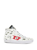 Diesel Mens S-Leroji Mid Sneakers In White