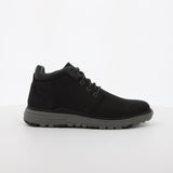 Hush Puppies Mens Black Arlo Cow Nubuck Shoe
