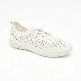 Hush Puppies Ladies Soft Natalia Shoes In White