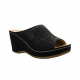 Hush Puppies Ladies Soft Trianna Shoes In Black