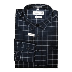 Pringle Mens Long Sleeve Classic Shirt In Navy