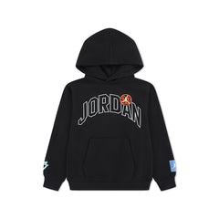 Jordan Boys MJ Dynasty Pull Over Hoodie In Black