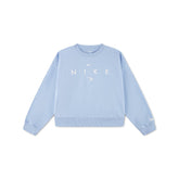Nike Girls Graphic Sweatshirt In Ice Blue