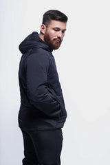Anta Mens Advanced Woven Running Track Top In Black
