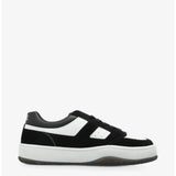 Diesel Mens S-D Long Low Sneakers In Black & White
