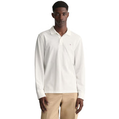 Gant 2230 Reg Shield Ls Pique Rugge White