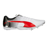 Puma Mens Evospeed Electric 13 Running Shoes In White/Black/Red