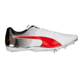 Puma Mens Evospeed Electric 13 Running Shoes In White/Black/Red