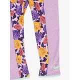 Nike Girls AOP Icon Clash Legging In Violet