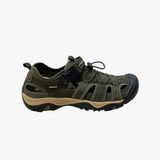 Hush Puppies Mens Hite Olive Smokey Cow Suede Mesh