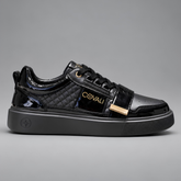 Covali Mens Mervia Sneakers In Black/Gold