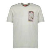 Diesel Mens T-Adjust-V1 T-Shirt In Ecru