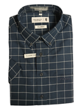 Pringle Mens Oscar Short Sleeve Classic Oxford Shirt In Navy