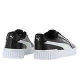 Puma Girls Carina 2.0 Mermaid AC Infants Sneakers In Black/Lilac Chiffon/Silver