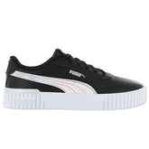 Puma Girls Carina 2.0 Mermaid AC Infants Sneakers In Black/Lilac Chiffon/Silver
