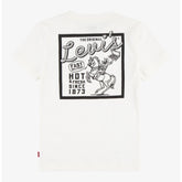 Levi's Pizza Delivery Cowboy T-Shirt For Boys In Egret
