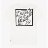 Levi's Pizza Delivery Cowboy T-Shirt For Boys In Egret