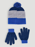Character Group Boys Paw Patrol 2pc Beanie And Glove Set In Blue/Grey