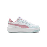 Puma Girls Carina Street Jr Shoes In White & Pink