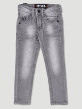 Soviet B Loures Boys Fashion Skinny Denim Light Gr