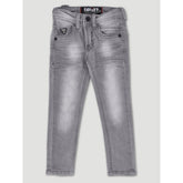 Soviet B Loures Boys Fashion Skinny Denim Light Gr