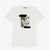 Les Hommes Mens Stamp T-Shirt In White