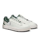 On Cloud Mens The Roger Advantage Shoes In White and Olive