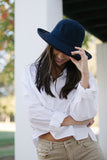 Urban Supply Womens Hatfield Hat In Dark Navy