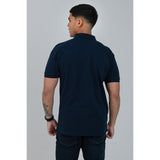 Ben Shermen Ben Polo Short Sleeve Golfer In Navy