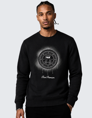 Pure Premium Mens Notte Sweater in Black
