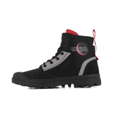 Palladuim Mens Black Pampa Hi Dare Zip Shoes