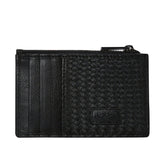 Lefel Mens Card/Coin Holder In Black