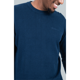 Bensherman Knit Crew Neck In Navy