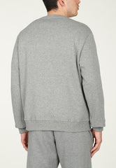 Just Cavalli Mens Patch Crew Neck Sweatshirt In Grey