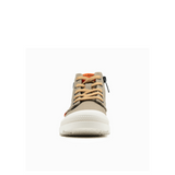 Palladium Boys Pampa Hi Shoes In Duck Green