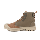 Palladium Mens Pampa Detroit Zip Hi Shoes Dusky Green/Brown