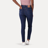 Levis Womens 720 High Rise Super Skinny Jeans In Dark Indigo