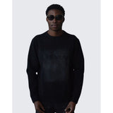 Pure Premium Crema Sweater In Black