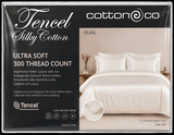 Cotton Co Tencel 300Tc 3Pc Queen Sheet Set In Pearl