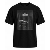 Les Hommes Mens Music T-Shirt In Black