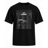 Les Hommes Mens Music T-Shirt In Black