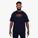 Soviet Mens Revive Fashion T-Shirt In Navy