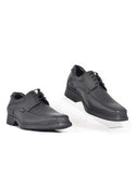 Bronx Mens Slot Natan Nappa Shoes Black